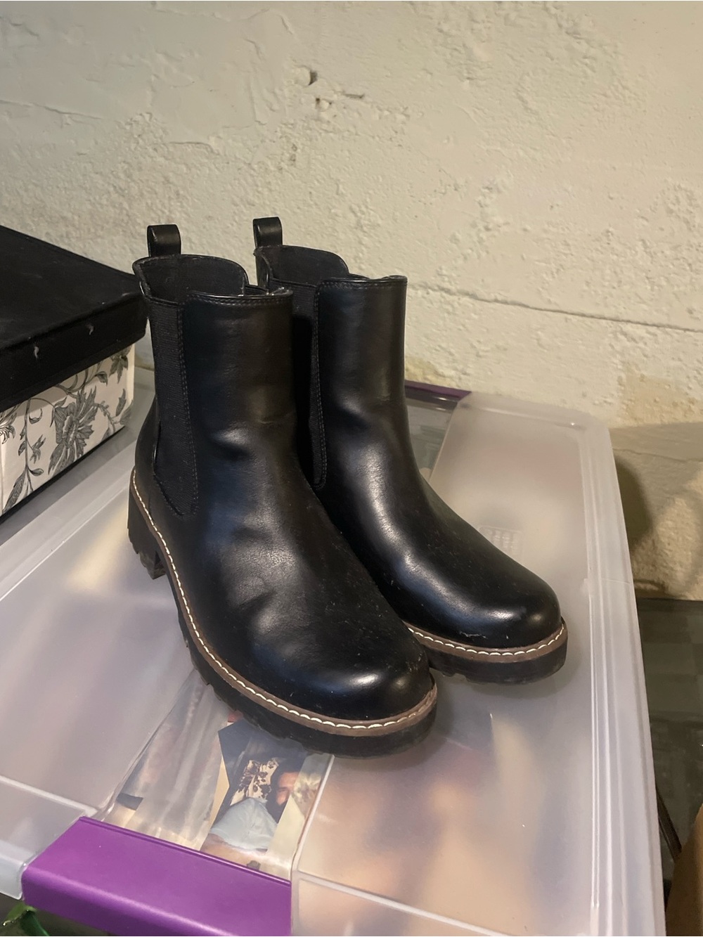 Universal Thread - Celina, Black Ankle Boots